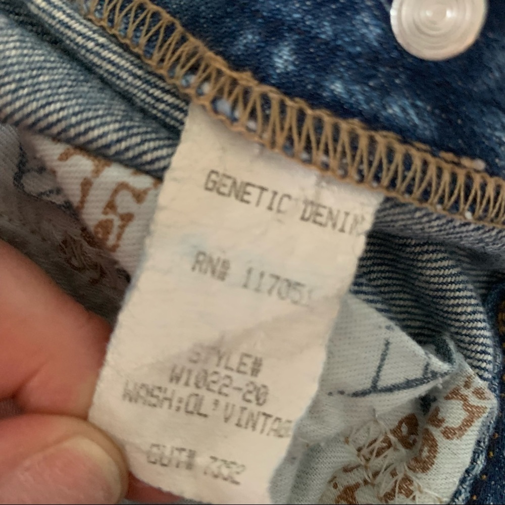 Genetic denim distressed boyfriend jean Size 28 button fly - Picture 8 of 8